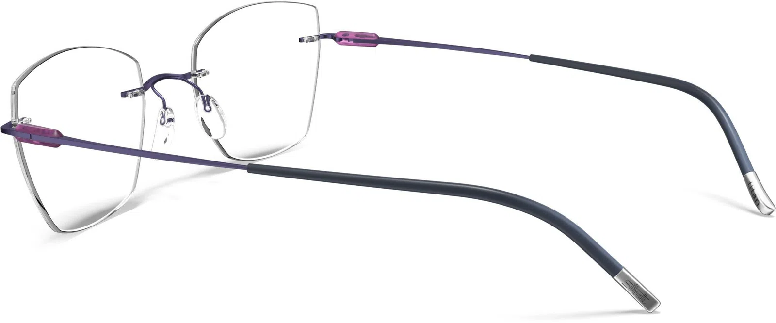 Silhouette Purist Color Groove Demo Rimless 5561 Eyeglasses - view 103